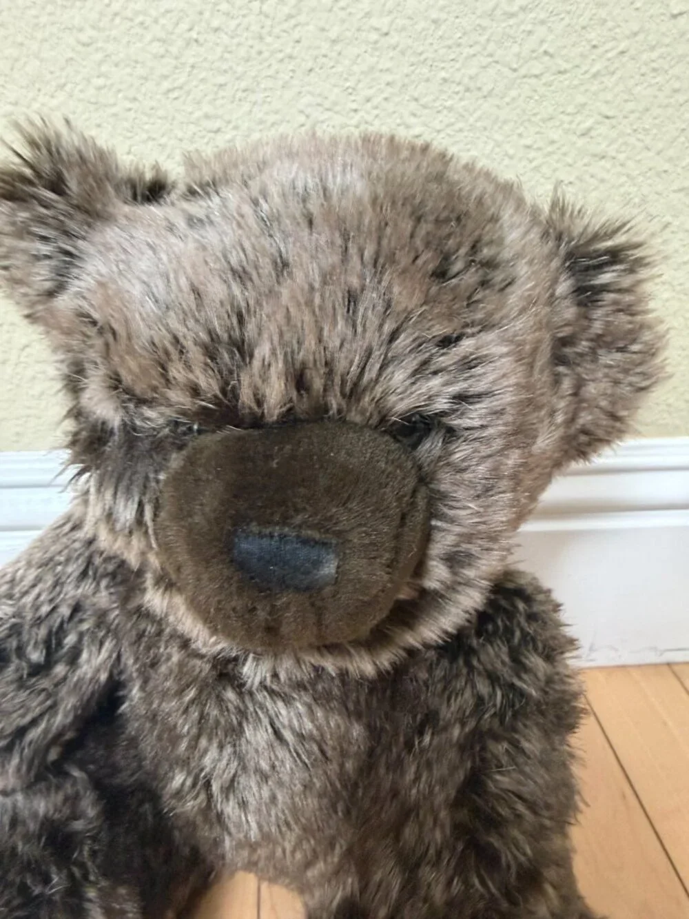 Restoration Hardware Faux Fur Mink Bear 16 inch Fully Jointed